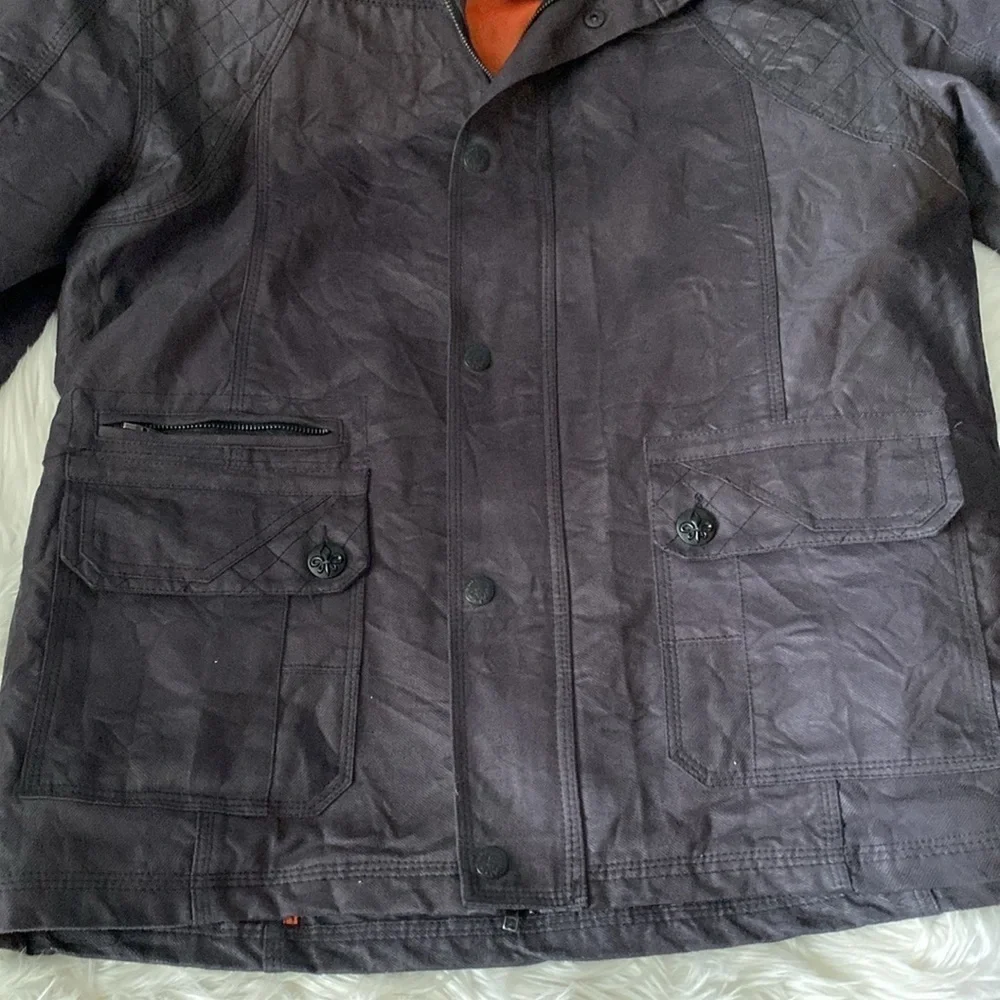 Rock Revival black denim like jacket